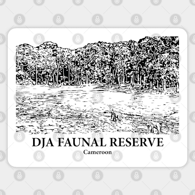 Dja Faunal Reserve - Cameroon Sticker by Lakeric
